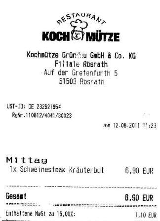 rwmn Hffner Kochmtze Restaurant